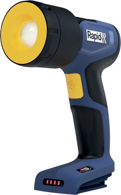 Lanterna LED Rapid BWL 290, 290 lm, 18V P4A, fascicul reglabil, fara baterie, negru-albastru