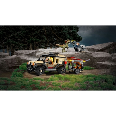 Transportul de Pyroraptor şi Dilophozaur 76951 LEGO Jurassic World 