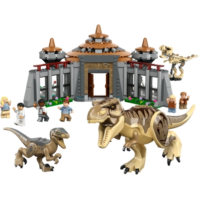 Centru pentru turisti: T.rex si Raptor 76961 LEGO Jurassic World