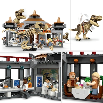 Centru pentru turisti: T.rex si Raptor 76961 LEGO Jurassic World