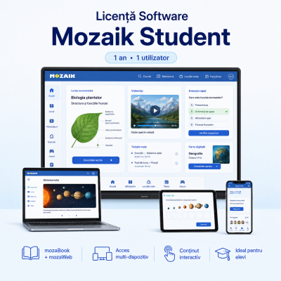 Licenta software educational Mozaik Student, 1 an, 1 utilizator