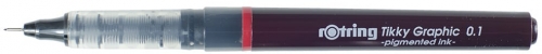 Liner calibrat Rotring Tikky Graphic 0.1 mm negru