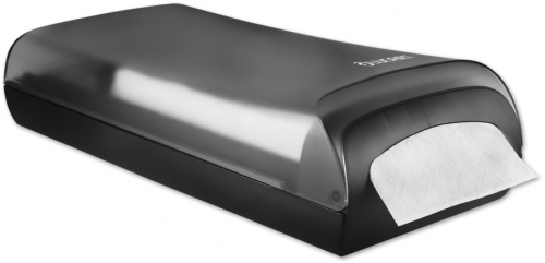 Dispenser masa Lucart L-ONE COUNTER, servetele pliate 24x16 cm, montaj orizontal sau perete, inchidere cu buton
