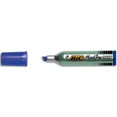 Marker BIC permanent ONYX 1481 varf tesit, albastru