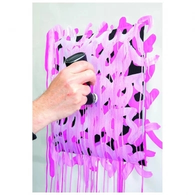 Marker cu vopsea Posca MopR PCM-22, varf rotund buretat 3-19 mm, 8 culori/set