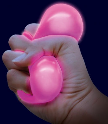 Minge antistres, fosforescenta, diveerse culori, Toi-Toys