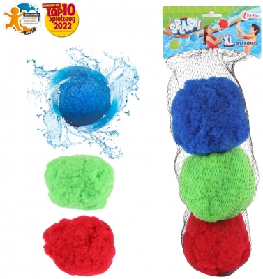 Minge burete XL, Super Splash, 15 cm, 3 buc/set, Toi-Toys