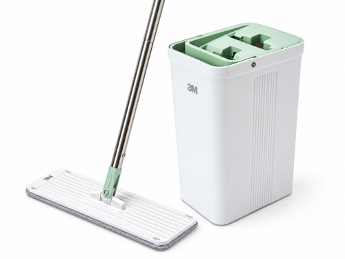 Mop Hands-Free Scotch-Brite 3M cu galeata compacta, 1 mop + 1 galeata