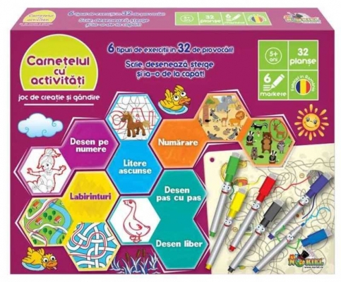 Noriel Games, Carnetelul cu activitati