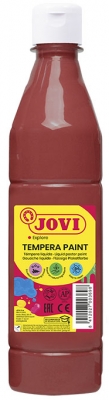 Vopsea tempera lichida, flacon 500 ml, maro, Jovi
