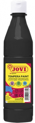 Vopsea tempera lichida, flacon 500 ml, negru, Jovi