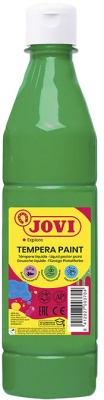 Vopsea tempera lichida, flacon 500 ml, verde mediu, Jovi