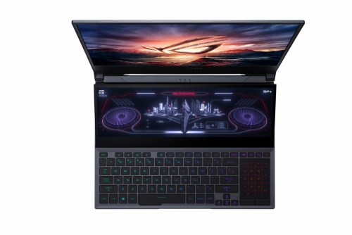 Laptop Gaming ASUS ROG Zephyrus Duo 15 GX550LXS-HF088T, 15.6-inch, FHD (1920 x 1080) 16:9, Anti-glare display, IPS-level, Intel® Core™ i9- 10980HK Processor 2.4 GHz (16M Cache, up to 5.3 GHz, 8 cores), NVIDIA® GeForce® RTX 2080 SUPER™ with Max-Q Design, 16GB DDR4 on board + 16GB DDR4 SO-DIMM(3200MHz