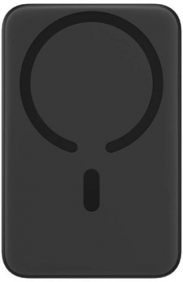 Baterie externa Baseus Magnetic Mini Wireless, 10000mAh, 20W, 2 x USB Type-C output/input, 15W wireless charging, include cablu USB Type-C la USB Type-C 30cm, negru