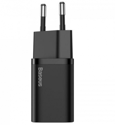Incarcator retea Baseus Super Si, Quick Charge 30W, 1 x USB Type-C 5V/3A, negru