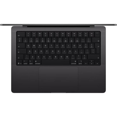 Laptop MacBook Pro 14″ cu procesor Apple M5 cu 10 nuclee CPU si 10 nuclee GPU, 32GB RAM , 512GB SSD, Space Black, Tastatura Internationala