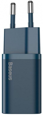 Incarcator retea Baseus Super Si, Quick Charge 20W, 1 x USB Type-C 5V/3A, albastru