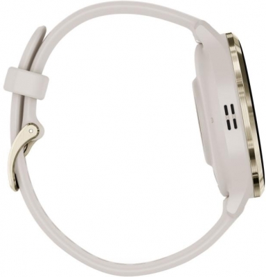 Ceas Garmin Venu 3S, Ivory/ Soft Gold