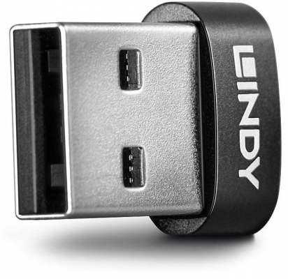 Adaptor Lindy LY-41884, USB 2.0 Type A to Type C, negru