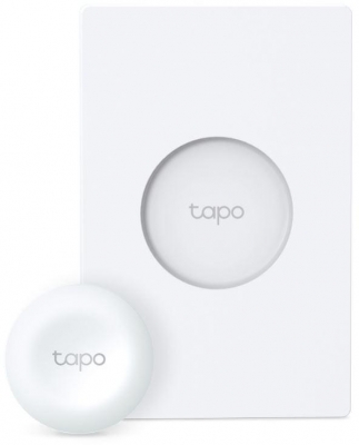 TP-LINK TAPO S200D intrerupator inteligent cu baza(NECESITA HUB TAPO), Standarde și Protocoale: 868Mhz / 922MHz, Cerințe de sistem: iOS 10+, Android 5.0+, 86 × 86 × 23.7 mm, alimentare: Baterie CR2032.
