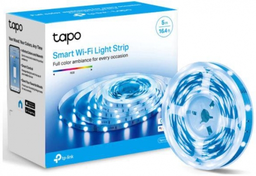TP-Link Tapo L900-5 Smart light strip, Wi-Fi,multicolor, Dimmable, cuttable, Wi-Fi Protocol IEEE 802.11b/g/n, Wi-Fi Frequency 2.4 GHz Wi- Fi, 220–240 V, 50/60 Hz, 13.5W, Dimensions 5000×10×1.6 mm.