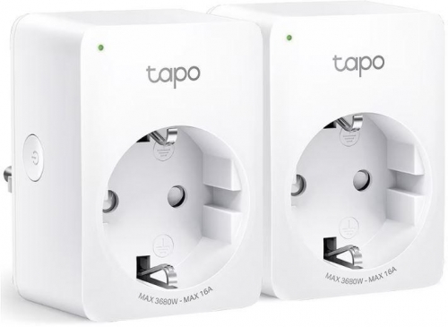 TP-Link MINI SMART WI-FI SOCKET TAPO P110(2-PACK), Protocol: IEEE 802.11b/g/n, Bluetooth 4.2 (doar pentru onboarding), 2.4 GHz, Cerințe de sistem: Android 4.4 sau o versiune mai recentă, iOS 9.0 sau o versiune mai recentă, Cerinte de alimentare: AC 220-240 V~50/60 Hz 10 A.