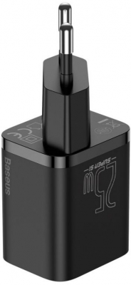 Incarcator Baseus Super Si, Quick Charge 25W, 1 x USB Type-C 5V/3A, negru