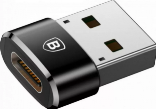 Adaptor Baseus Mini CAAOTG-01, negru