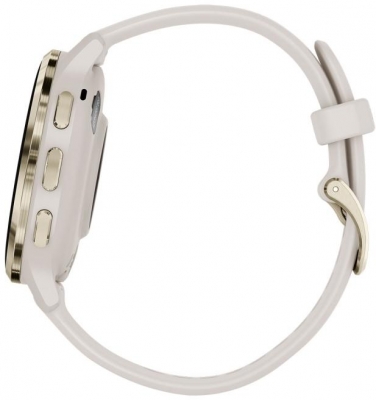 Ceas Garmin Venu 3S, Ivory/ Soft Gold