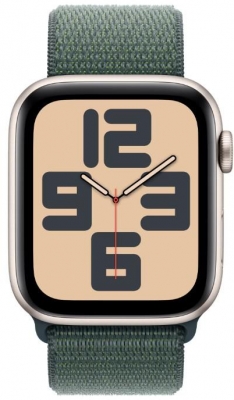 Apple Watch SE (2024), GPS, Cellular, Carcasa Aluminiu, Sport Band