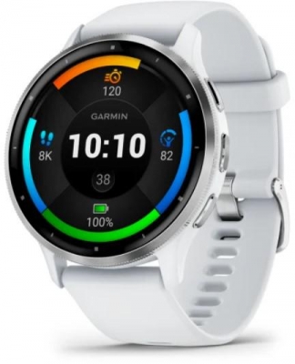 Ceas Garmin Venu 3 Silver/Whitestone