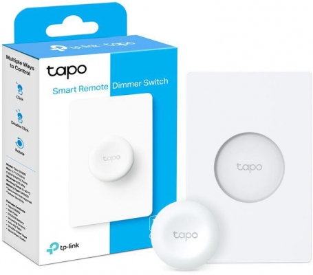 TP-LINK TAPO S200D intrerupator inteligent cu baza(NECESITA HUB TAPO), Standarde și Protocoale: 868Mhz / 922MHz, Cerințe de sistem: iOS 10+, Android 5.0+, 86 × 86 × 23.7 mm, alimentare: Baterie CR2032.