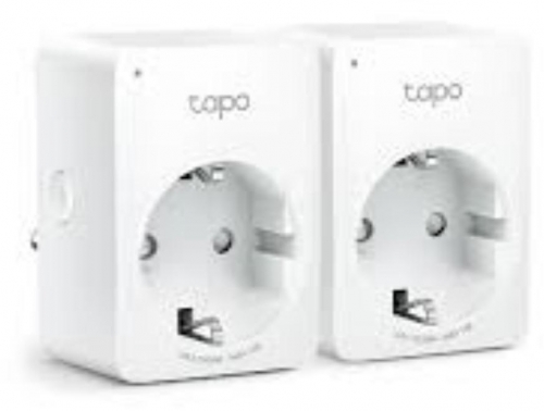 TP-Link MINI SMART WI-FI SOCKET TAPO P100 (2-PACK), Protocol: IEEE 802.11b/g/n, Bluetooth 4.2 (for onboarding only), 2.4 GHz, Android 4.4 or higher, iOS 9.0 or higher, AC 220-240 V~50/60 Hz 10 A, Maximum Load, 2300 W, 10 A.