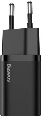 INCARCATOR retea Baseus Super Si, Quick Charge 20W, 1 x USB Type-C 5V/3A max, negru