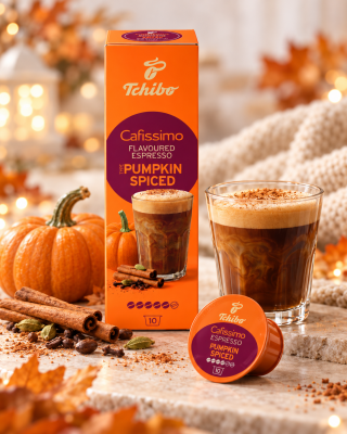 Pachet capsule cafea Tchibo Cafissimo Autumn & Winter Flavours Collection, 8 arome, 8 cutii/set