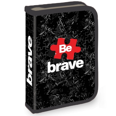 Penar echipat S-Cool, 1 fermoar, 2 extensii, 32 piese, Be Brave