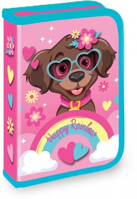 Penar echipat S-Cool Happy Rainbow cu sclipici