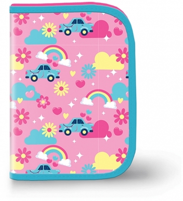 Penar echipat S-Cool Happy Rainbow cu sclipici