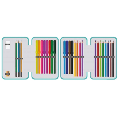 Penar S-Cool echipat, 2 fermoare, 29 piese, Good Vibes
