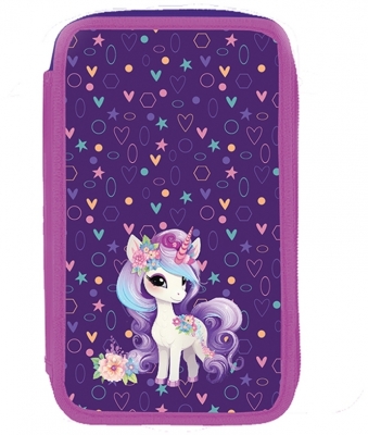 Penar echipat S-Cool Unicorn cu sclipici