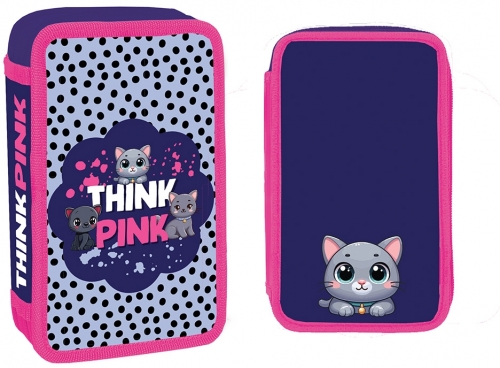 Penar echipat S-Cool Think Pink cu sclipici