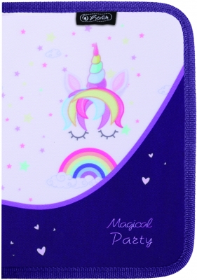 Penar echipat, 26 piese, 1 clapa, Unicorns, Herlitz