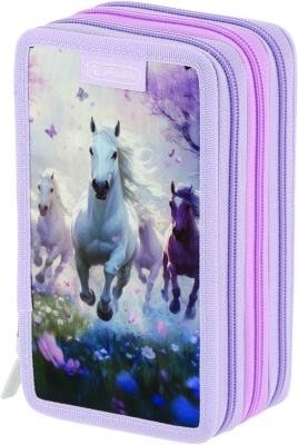 Penar echipat 31 piese, 3 fermoare, Whisper Mane, Herlitz
