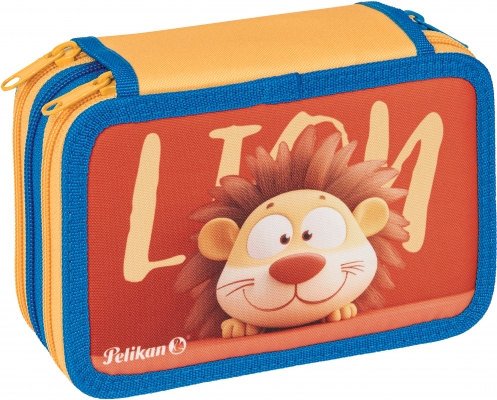 Penar echipat 43 piese, 3 fermoare, Pelikan, Happy Animals, diverse modele
