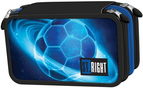 Penar echipat St.Right, 3 fermoare, 45 piese, Cosmic Soccer