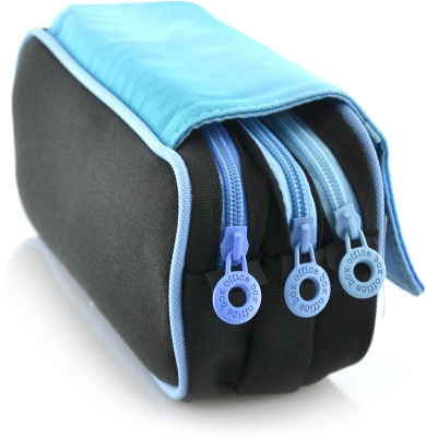 Penar Office Box, dreptunghiular 3 fermoare, diverse culori