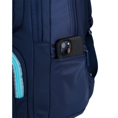 Rucsac Oxford Bicolor, 2 compartimente, albastru inchis