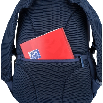 Rucsac Oxford Bicolor, 2 compartimente, albastru inchis