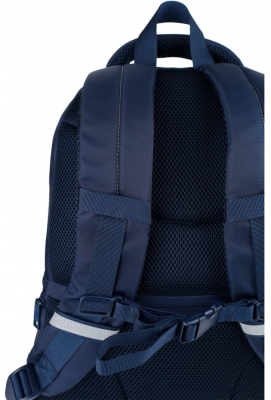 Rucsac Oxford Bicolor, 2 compartimente, albastru inchis