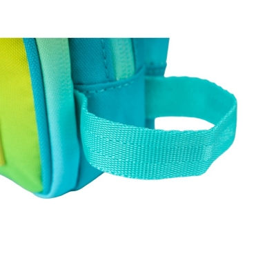 Penar Oxford Gradient, tip etui dreptunghiular, galben/verde turcoaz